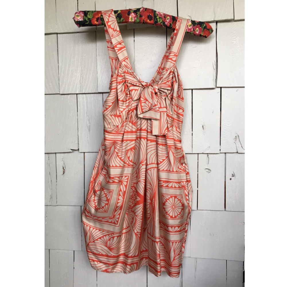 Anthropologie Hype silk mini dress tunic